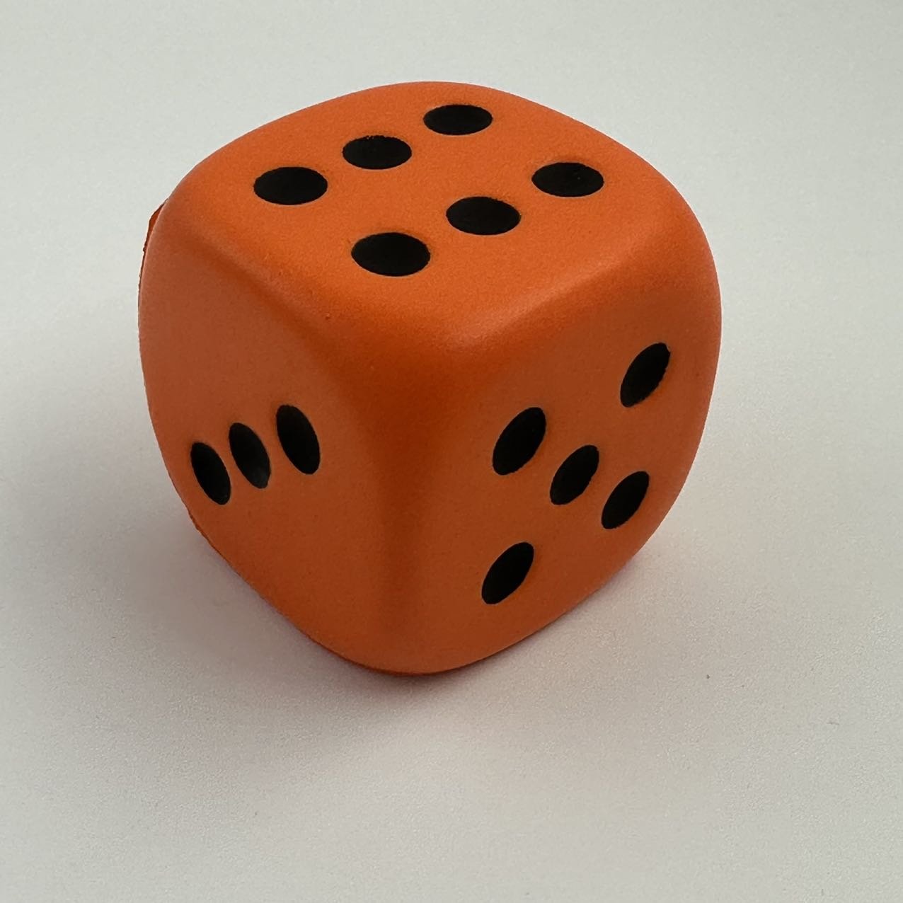 Custom printing Logo Color Board Game Exercise Workout Anti Stress Ball Promotional Gift Cube 5cm PU Bouncy Soft Foam Dice