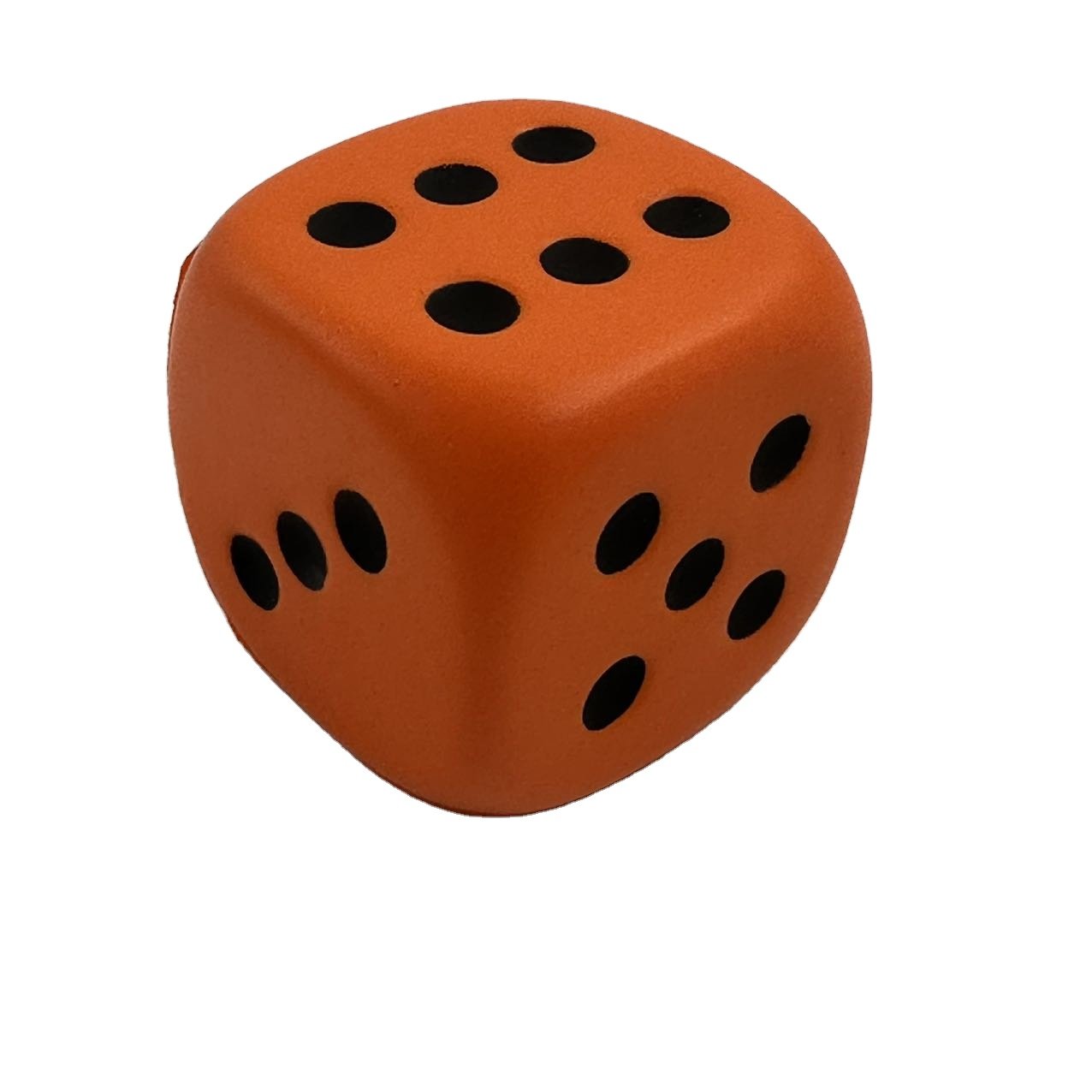 Custom printing Logo Color Board Game Exercise Workout Anti Stress Ball Promotional Gift Cube 5cm PU Bouncy Soft Foam Dice
