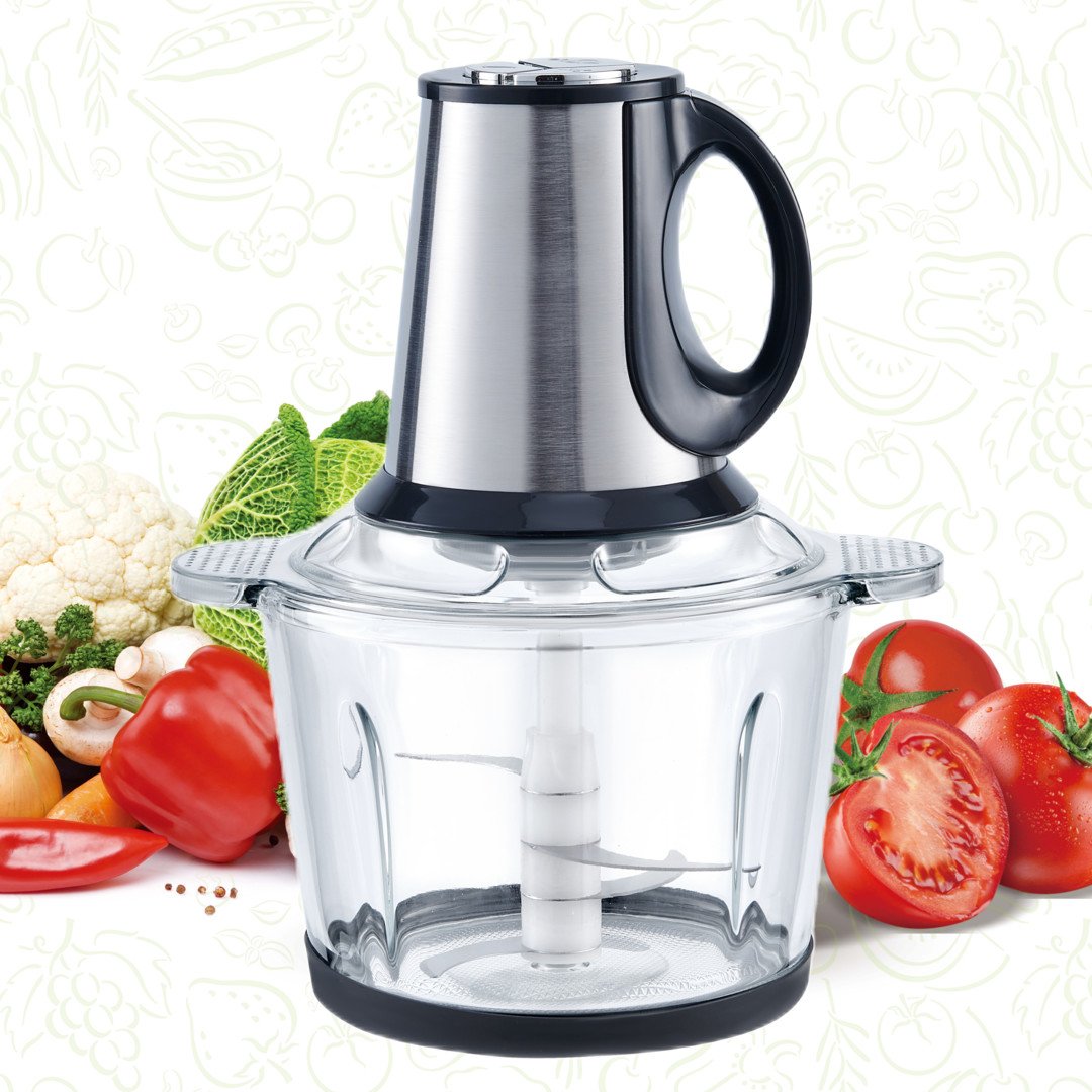 popular selling japanese diced vegetable chopper 7 in 1 glass food processor 3L industrial