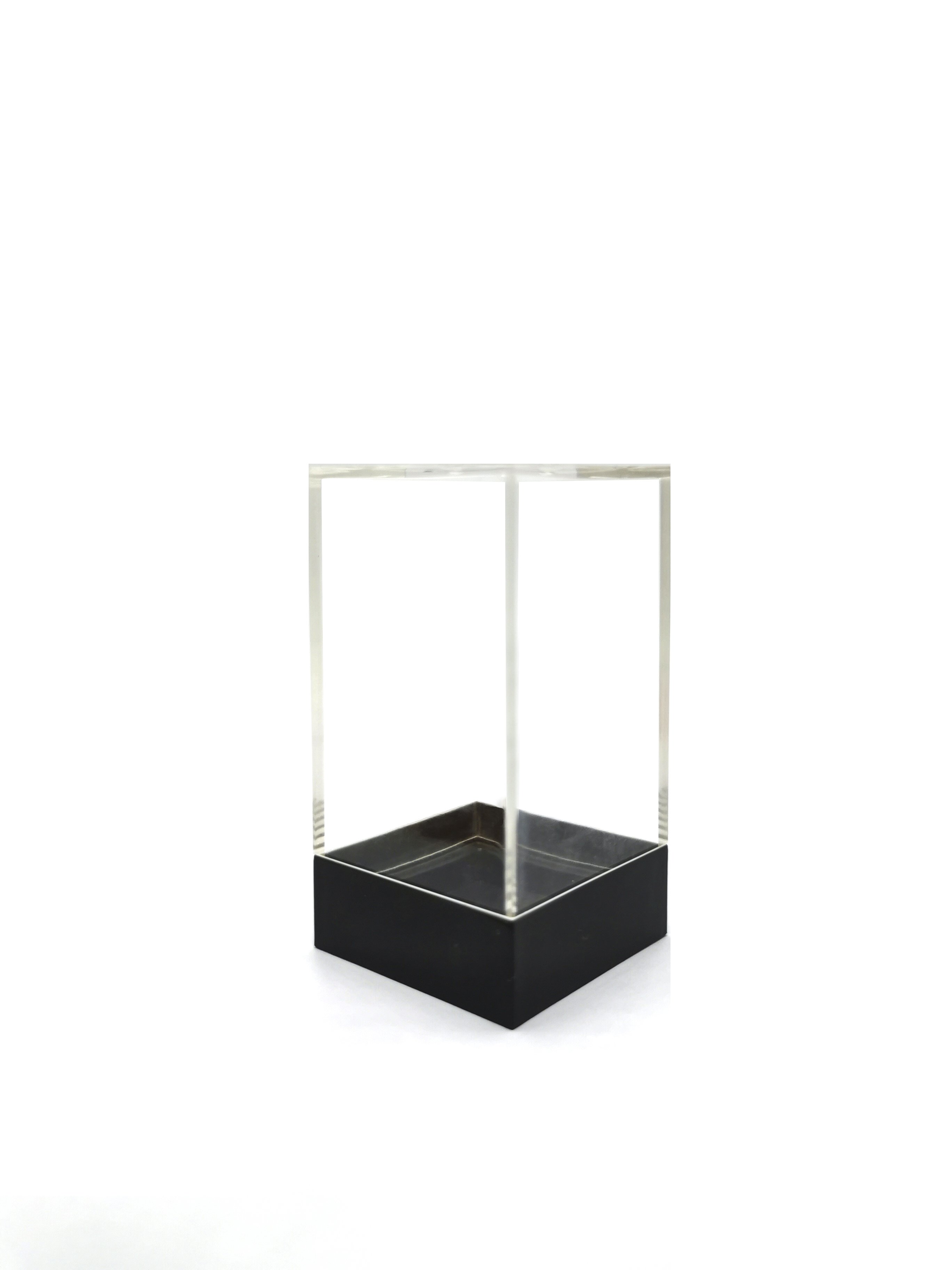Clear acrylic dice display box for dnd rpg game dice set