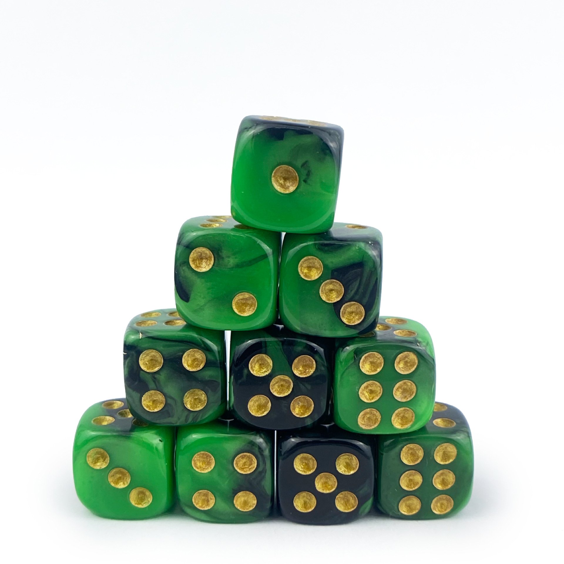 Dice cross-border table game teaching 12mm6 two-color round corner D6 high-grade high-quality dice
