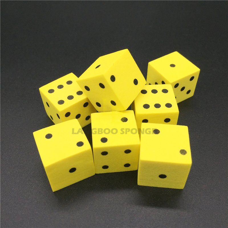 Soft children dice custom educational EVA foam cube block toys