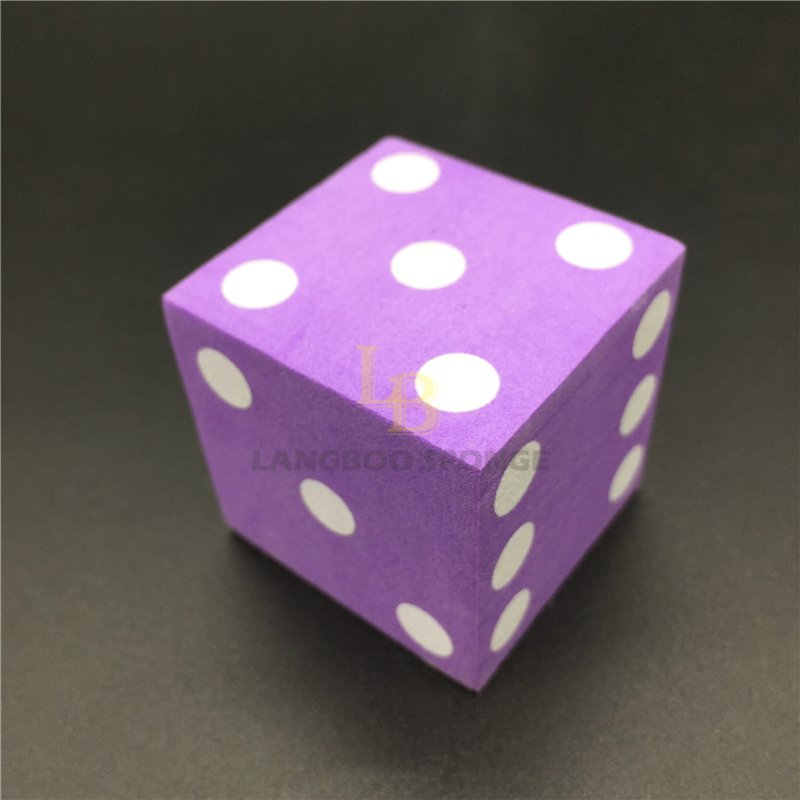 Soft children dice custom educational EVA foam cube block toys