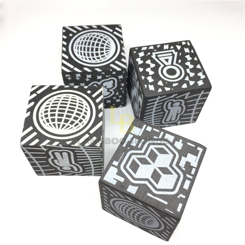 Soft children dice custom educational EVA foam cube block toys