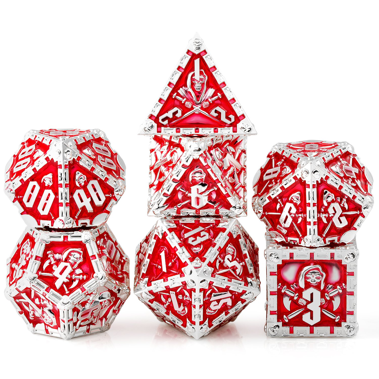 Wholesale DND Metal Dice, The Reaper Metal DnD Dice Set game dice for Dungeons and Dragons Game