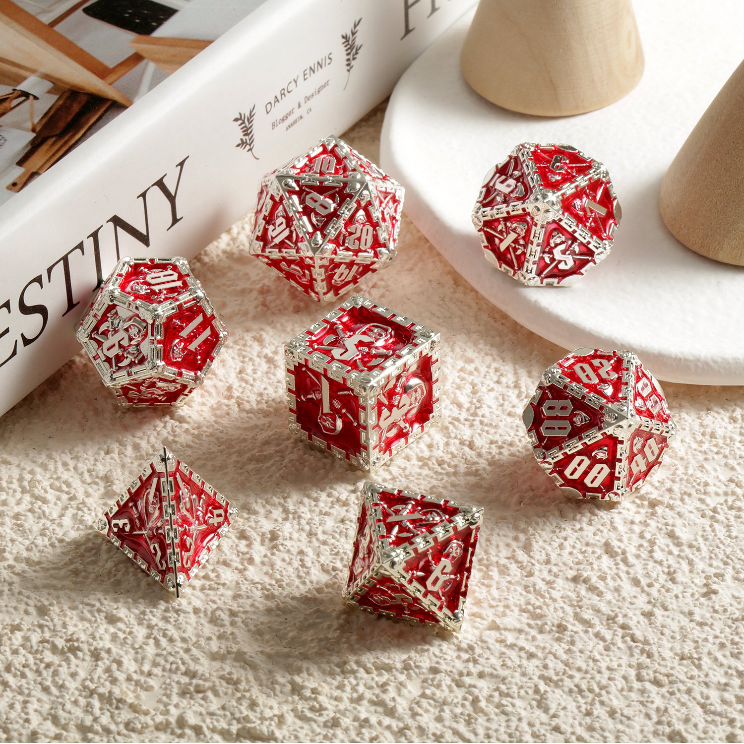 Wholesale DND Metal Dice, The Reaper Metal DnD Dice Set game dice for Dungeons and Dragons Game