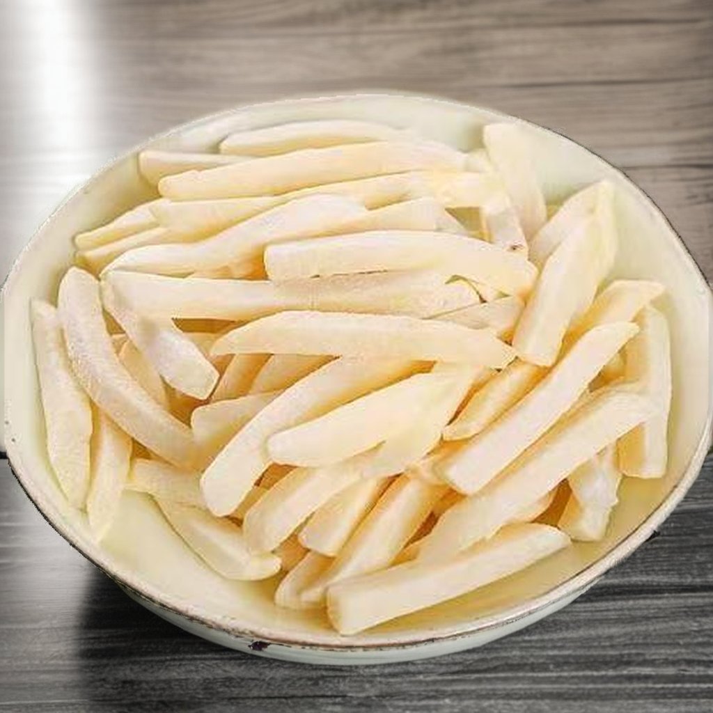 Organic Frozen Potato French Fries 1/4 3/8 Cut Whole Diced Slice Sprout Cube Pattern Fresh & Delicious IQF & Halal Certified