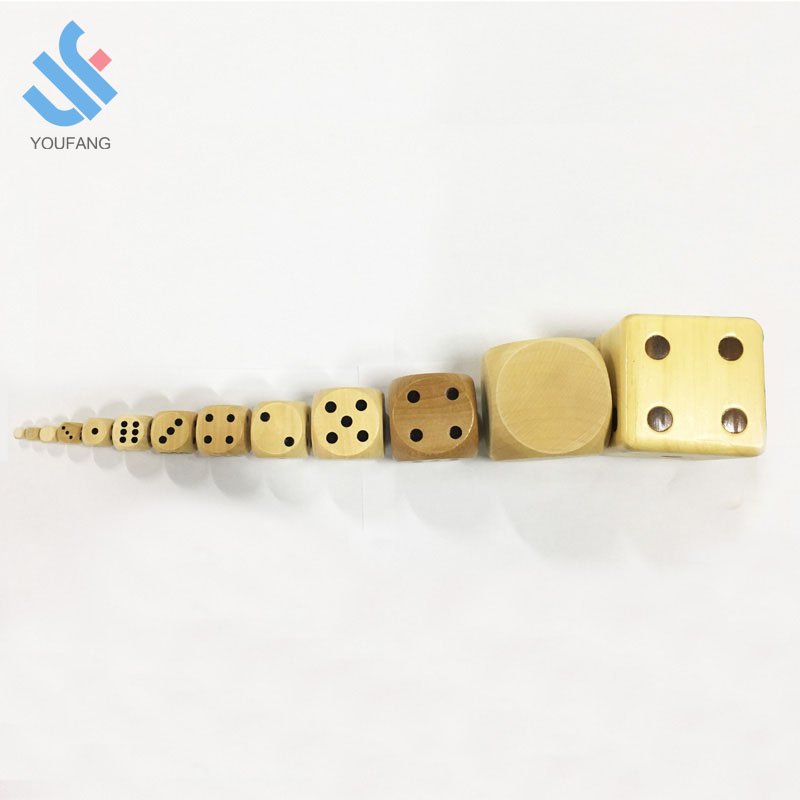 YF-L0211 OEM accept colorful DIY wooden different size custom printing sexy dice cube love game dice wooden dice