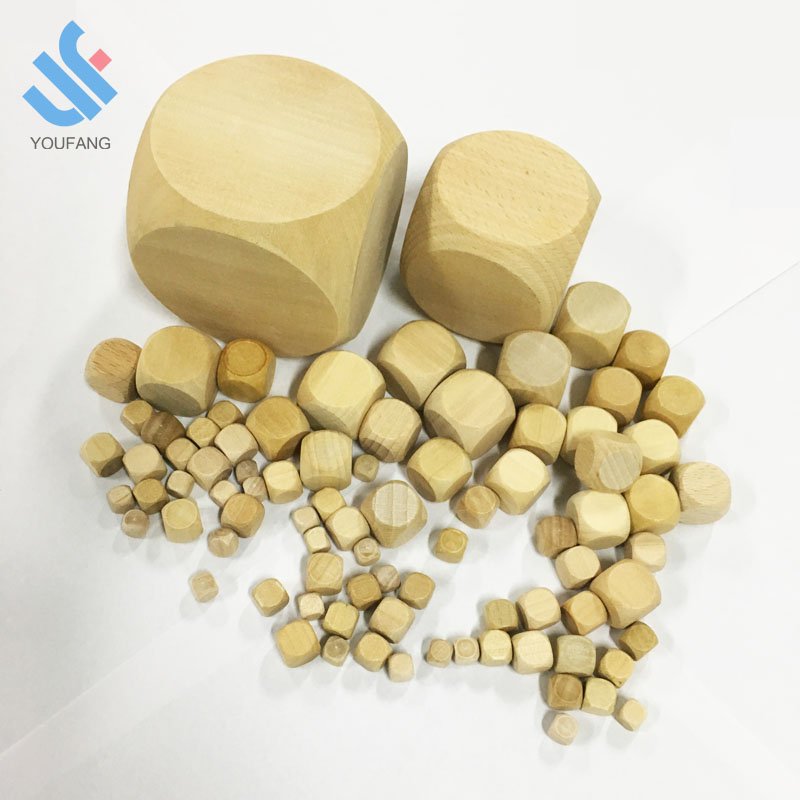 YF-L0211 OEM accept colorful DIY wooden different size custom printing sexy dice cube love game dice wooden dice