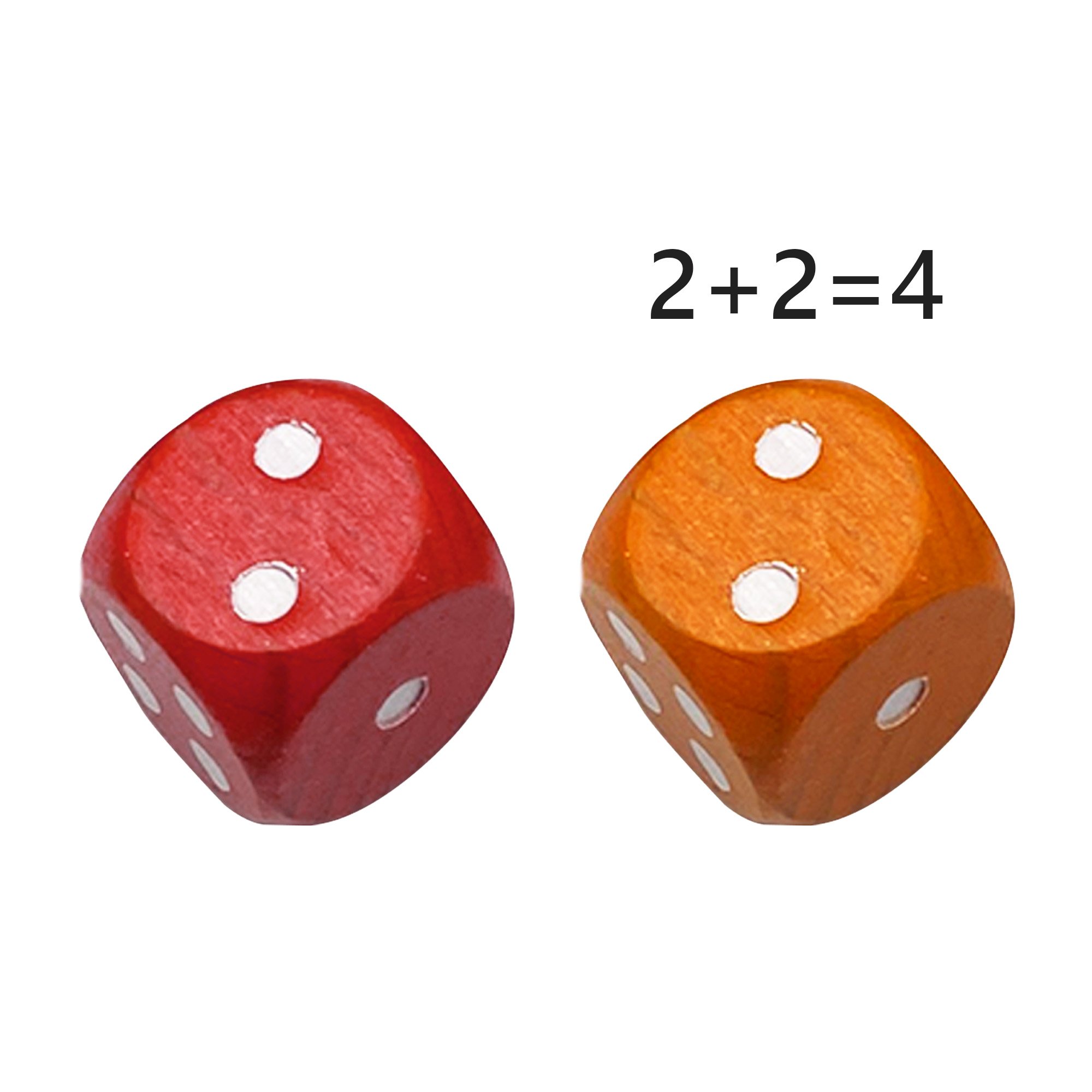 30mm Colorful Dot Wood Dice
