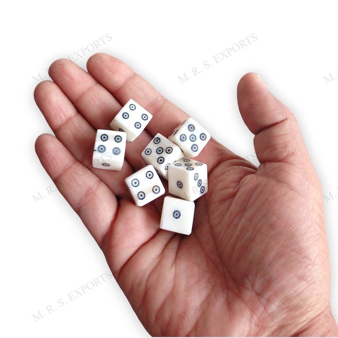 Best Quality Custom Made Six Sided Buffalo Camel Bone Dice 20mm Square Hollow Gaming Stones Available Cheap Prices Fast Shipping