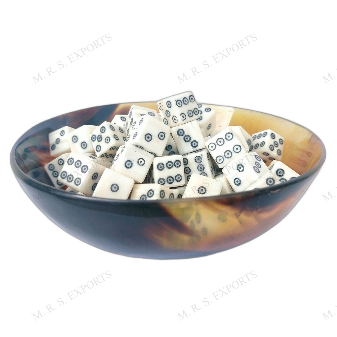 Best Quality Custom Made Six Sided Buffalo Camel Bone Dice 20mm Square Hollow Gaming Stones Available Cheap Prices Fast Shipping