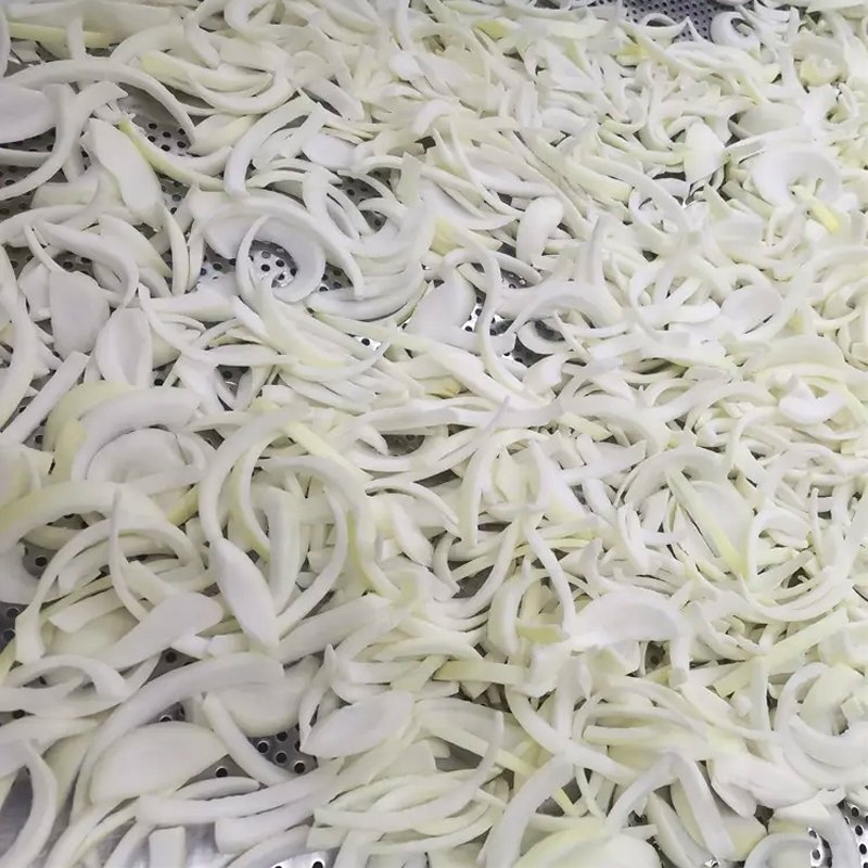 factory direct sale IQF White 10 KG Carton New Crop vegetables sliced frozen Onion kinds vegetable frozen