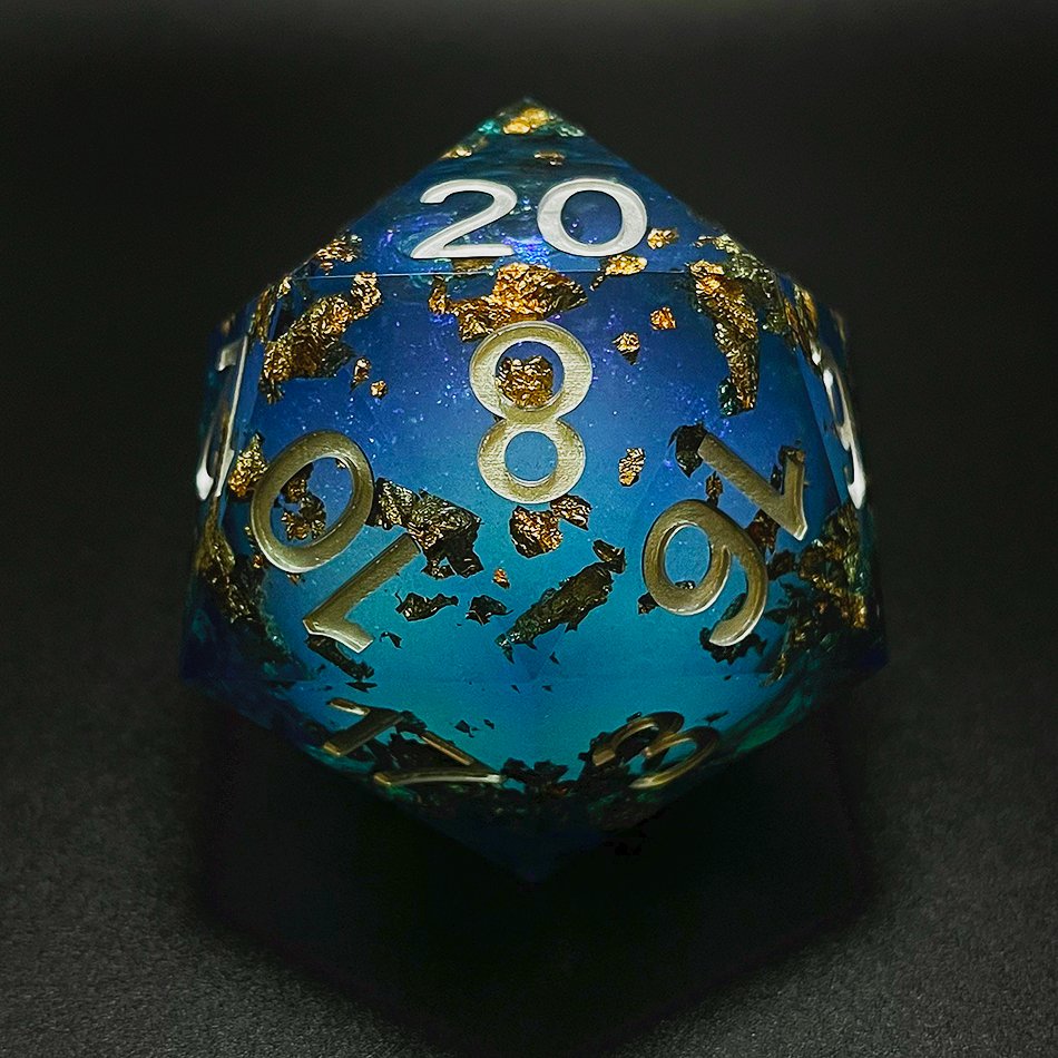 D20 55MM dice Polyhedral Dice For Razor D&d Rpg Playing Games