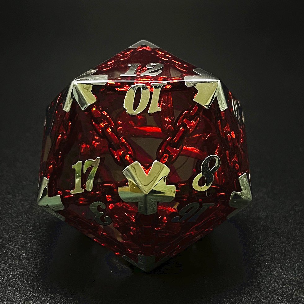 D20 55MM dice Polyhedral Dice For Razor D&d Rpg Playing Games
