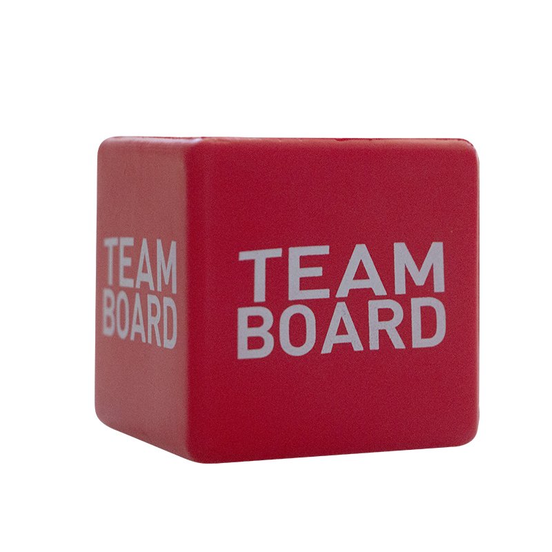 Custom logo mini red Promotional Gifts pu foam Antistress Stress Reliever Ball cube dice