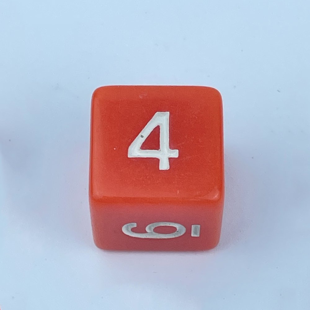 Wholesale Number Dice 16mm Acrylic Transparent Solid Color Marble Dice Right Angle Teaching D6 Dice