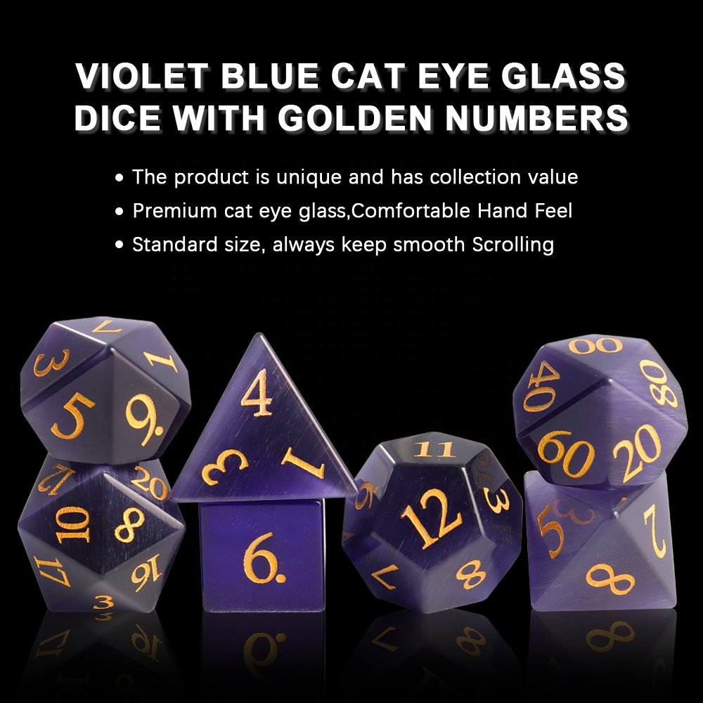 Customized Dices DND Gem Polyhedral Dice RPG Dice Sets