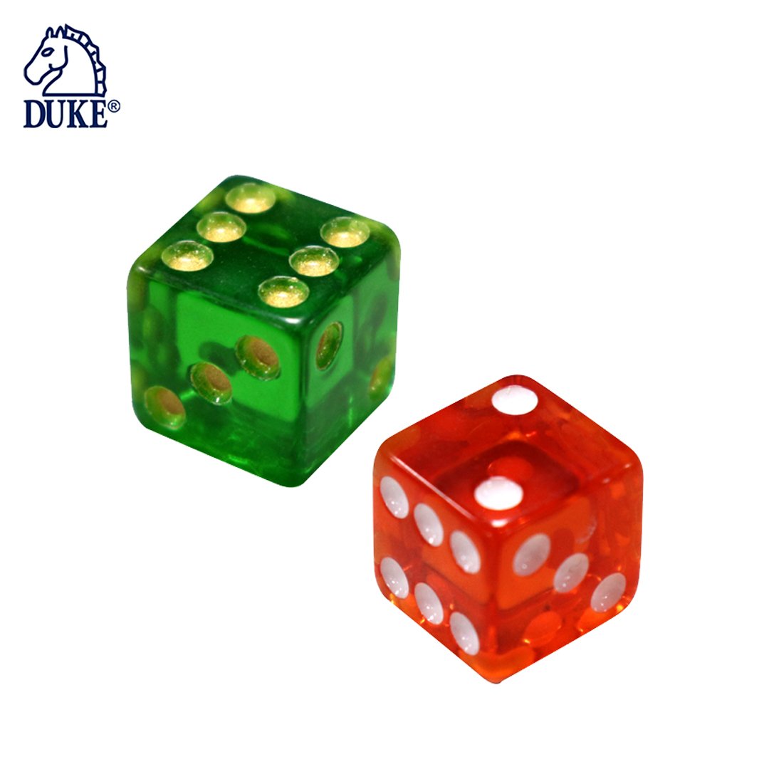 Plastic Case Packing with Custom Printed Dice Set
