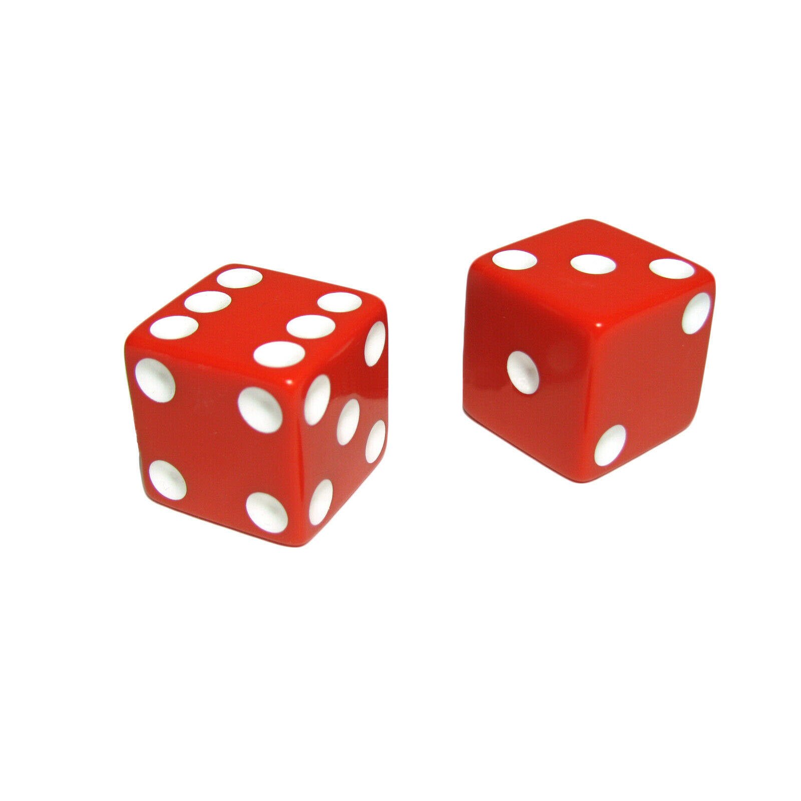 Factory cheap stock Large 25mm white dot square corner red black white dice Board Games DND Accessories Acrylic Dice