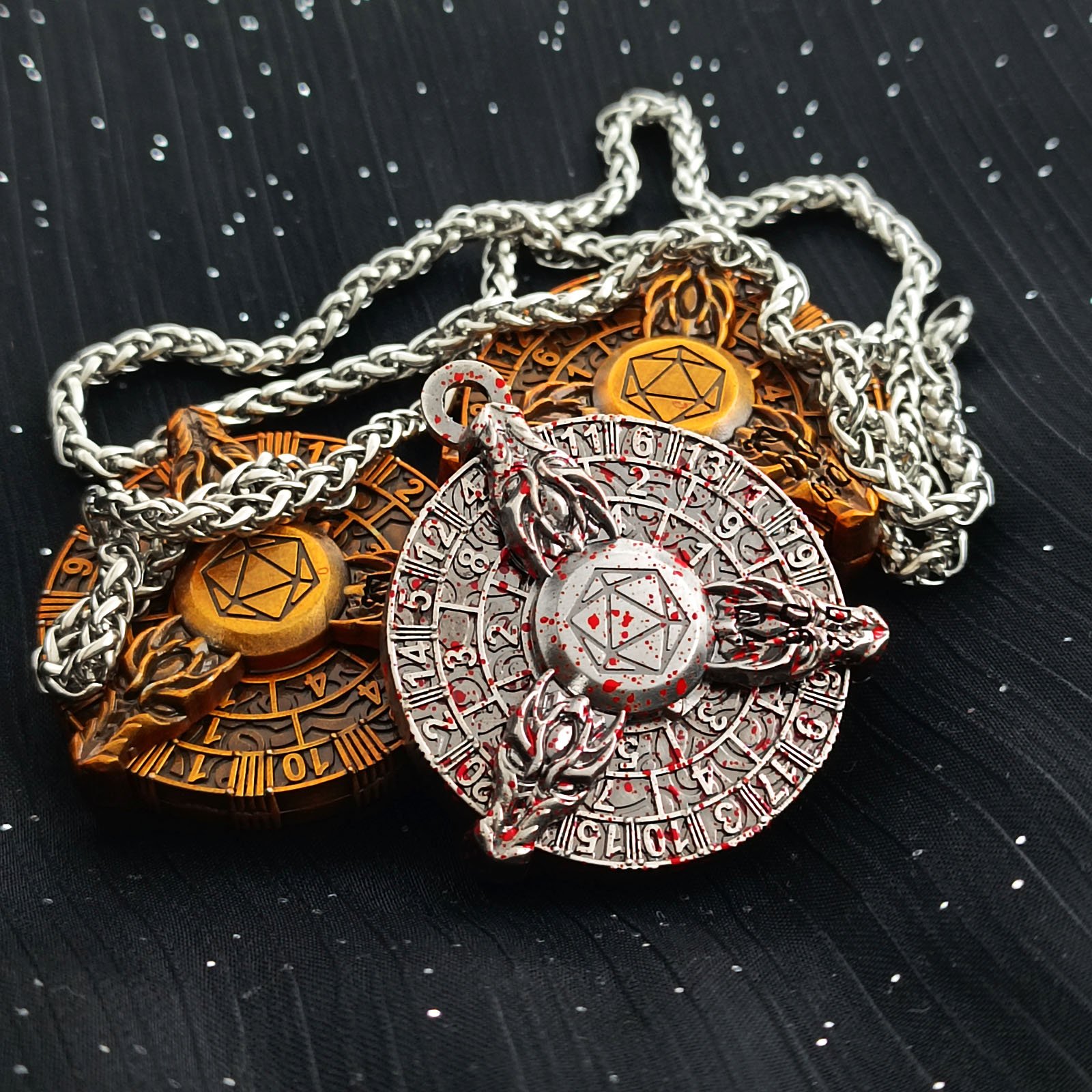 Custom 45mm Turntable Destiny Gold Coin Dice Accessories Spinning Tabletop Games Metal Team Teaching Dice Metal Turntable Dice