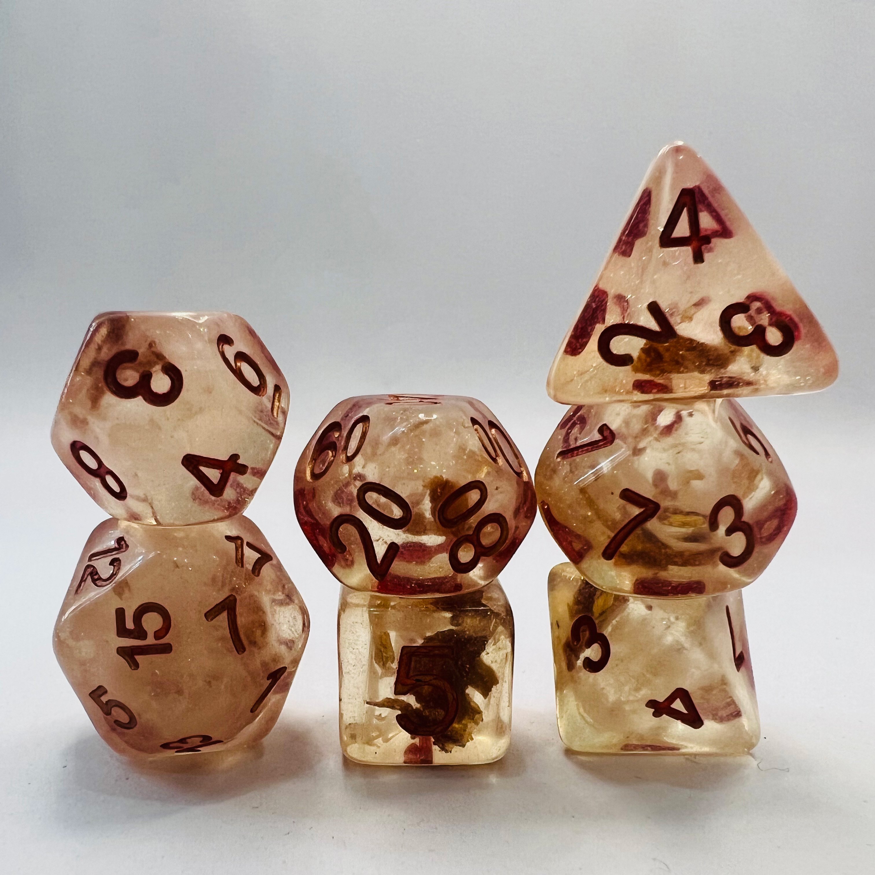 Custom Logo Dungeons And Dragons Rpg Table Game Colored Polyhedral Bulk Plastic Dice Set