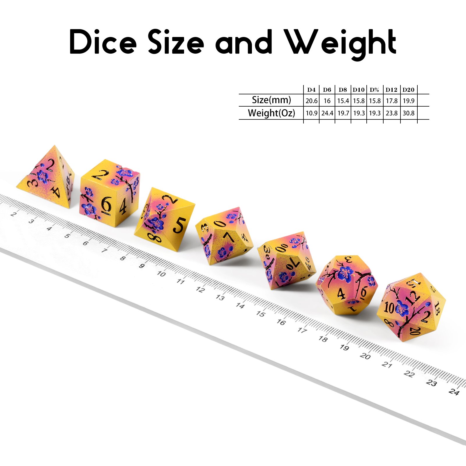 Custom Dice Manufacturers Dnd Dice Set Metal D&D Dice Rpg for Dungeons And Dragons Board Game