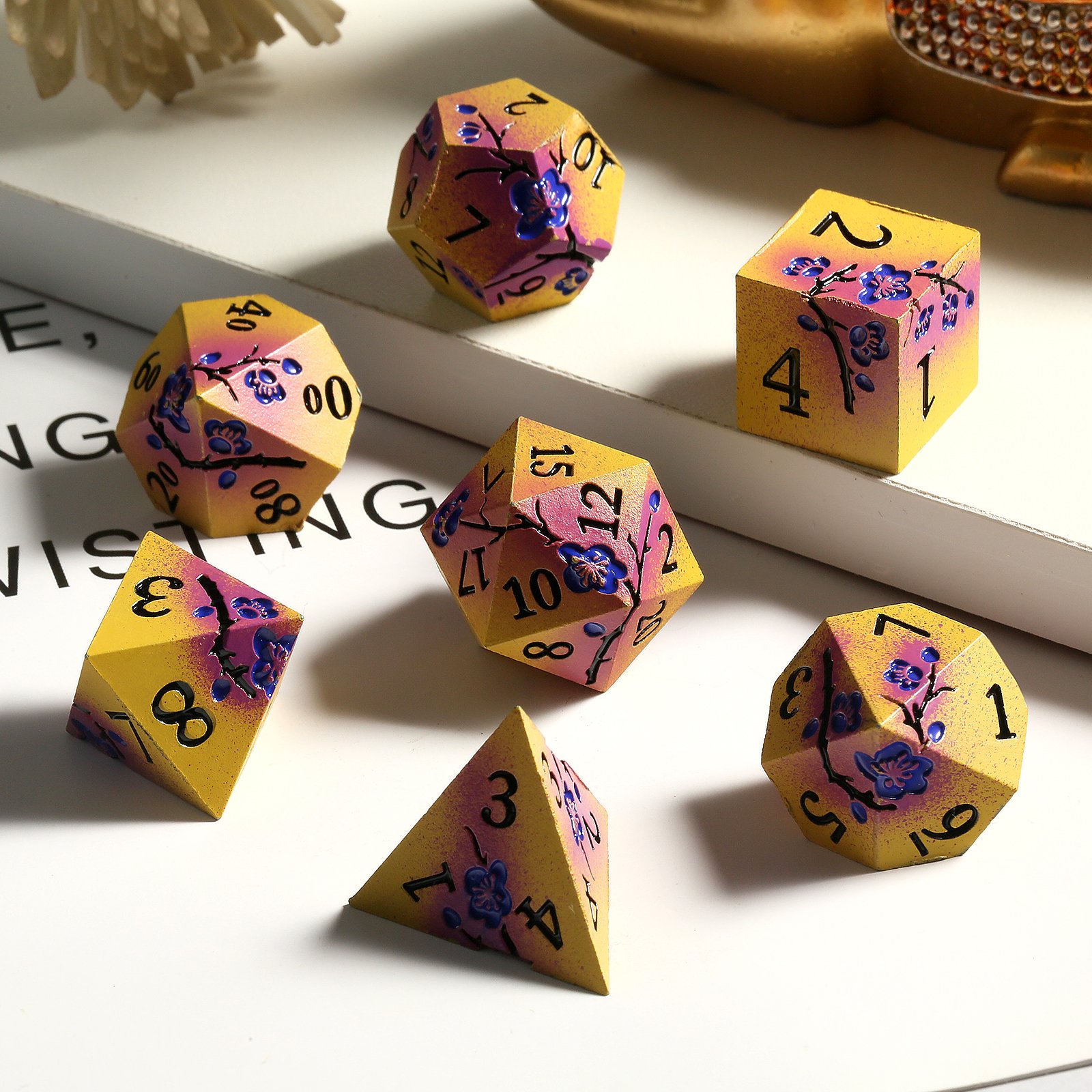 Custom Dice Manufacturers Dnd Dice Set Metal D&D Dice Rpg for Dungeons And Dragons Board Game