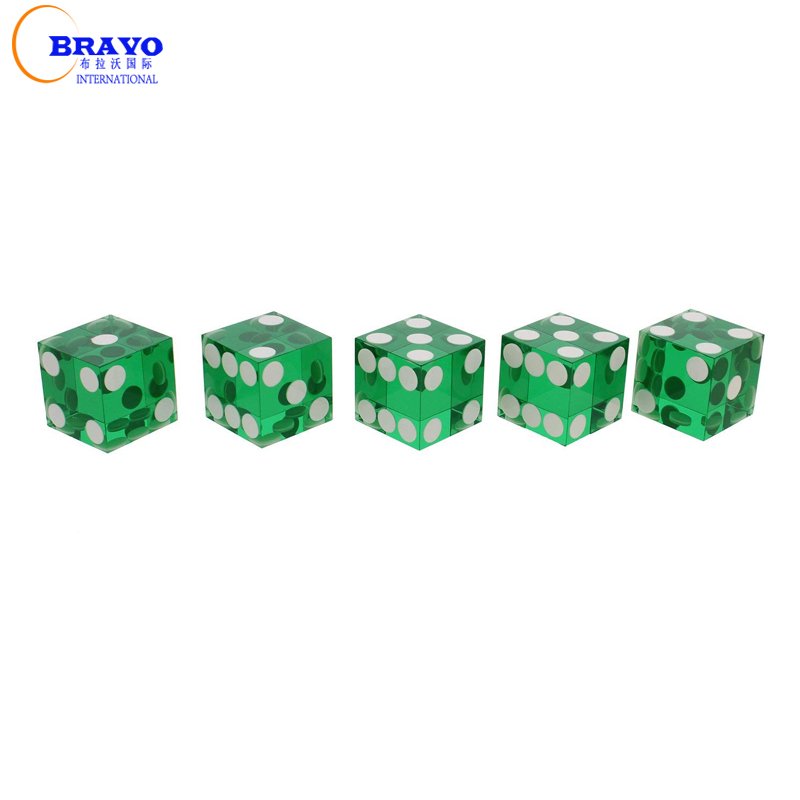 19mm High-grade Acrylic Precision Dice Casino Dice