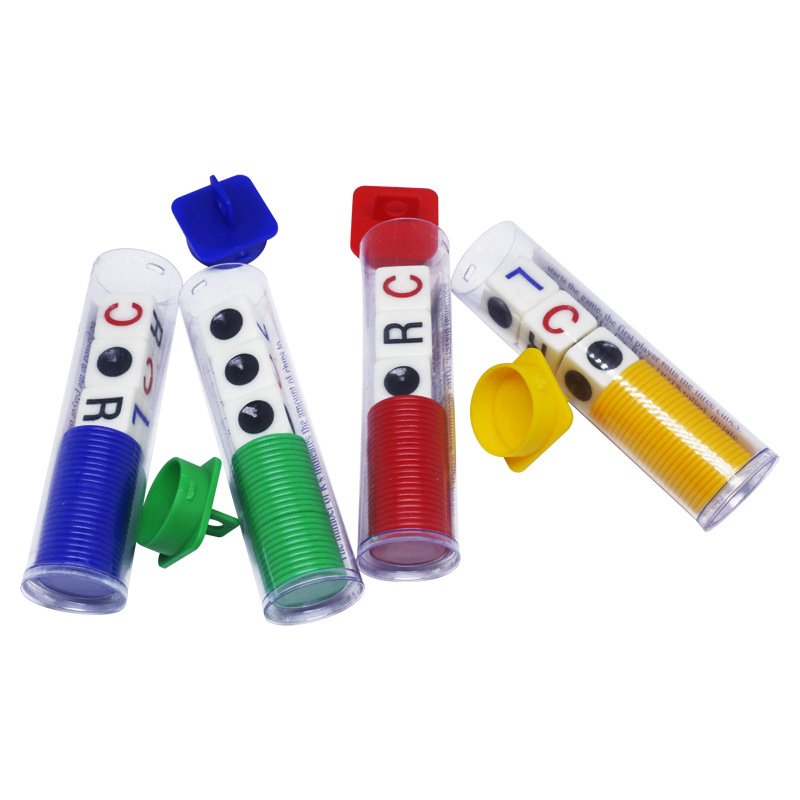 LRC games dice set Left Right Center Chess Game Set Dice Game For School Educational Toys