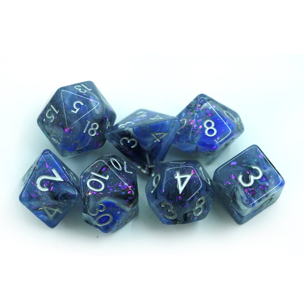 Custom Resin Polyhedral Dice Set Fit Dungeons And Dragons Smoke Dnd Dice For Role Playing Game Rpg Table Game Dice