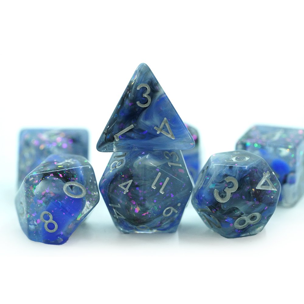 Custom Resin Polyhedral Dice Set Fit Dungeons And Dragons Smoke Dnd Dice For Role Playing Game Rpg Table Game Dice