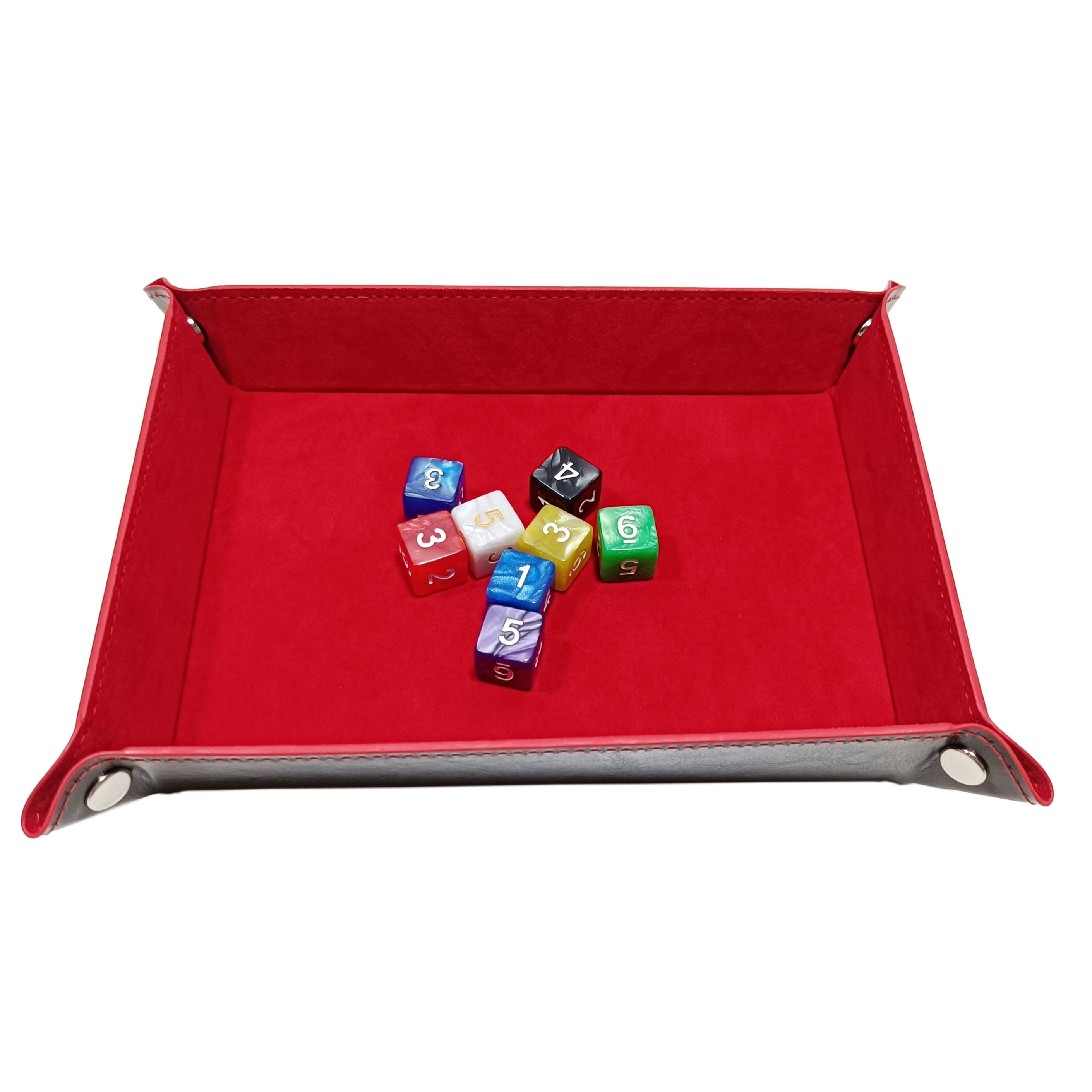 16mm D6 Polyhedral Square Corner Dice Engrave Number 1to 6 Paint Acrylic Plastic Education Family Toy Playing Custom Board Game