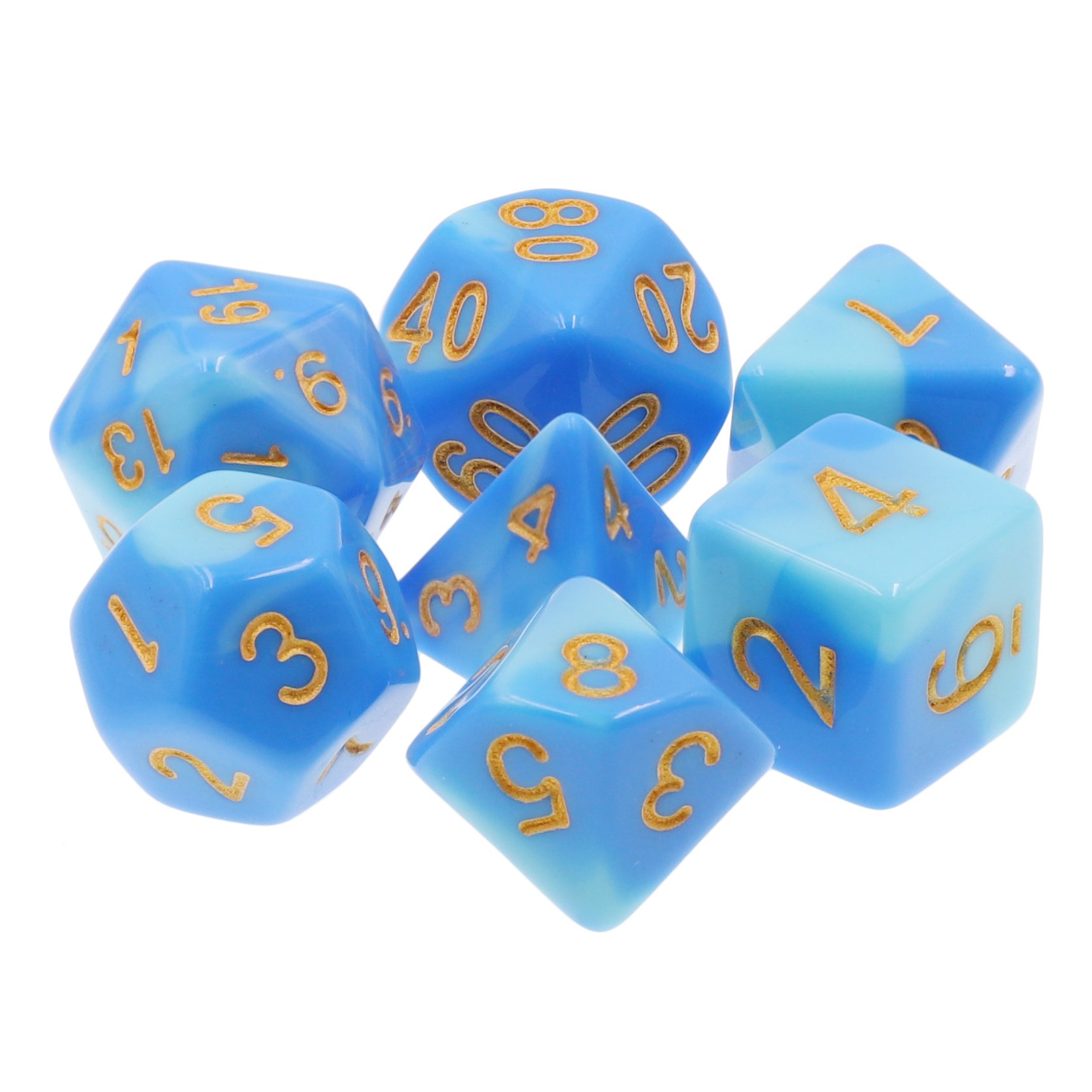 Good price high quality manufacturer resin bulk pink and blue dice