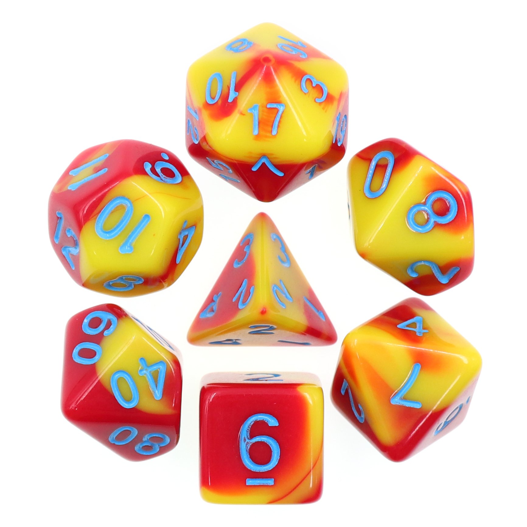 Good price high quality manufacturer resin bulk pink and blue dice