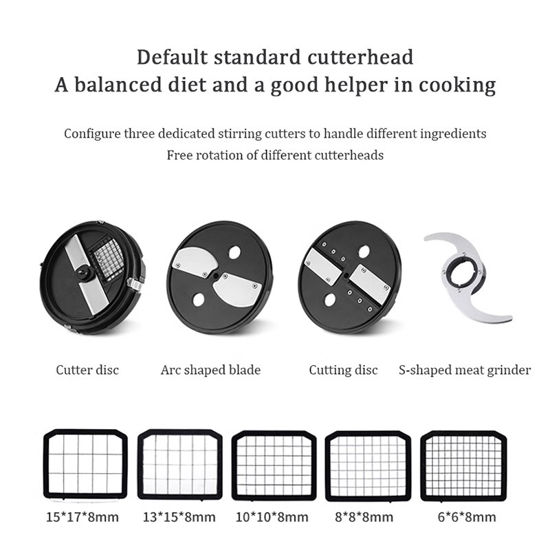 Commercial Electric Professional Fruit Vegetable Dicing Machine Ce Approved Stainless Steel Blade Vegetable Cube Cutter