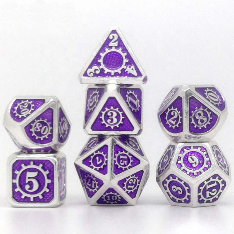 2021 Rose Gold Custom 6 Sided Metal Dice Zinc Alloy Couple Custom Lover Dice for Game Entertainment