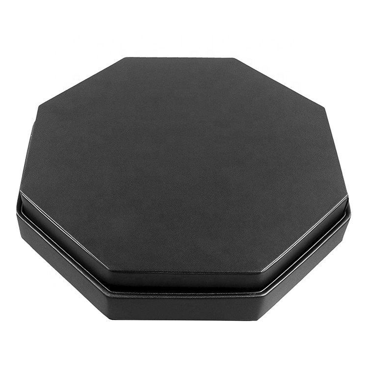 8inch Dice Staging Tray Octagonal Leather Dice Tray With Lid For Board Games And All Tabletop RPGS