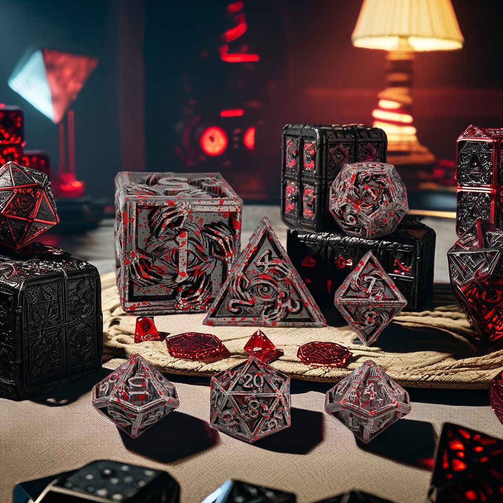 Mini Planet Wholesale RPG Board Games Handmade polyhedral Copper Metal dice set 7pcs Dice Set Custom Logo for DND MTG Players