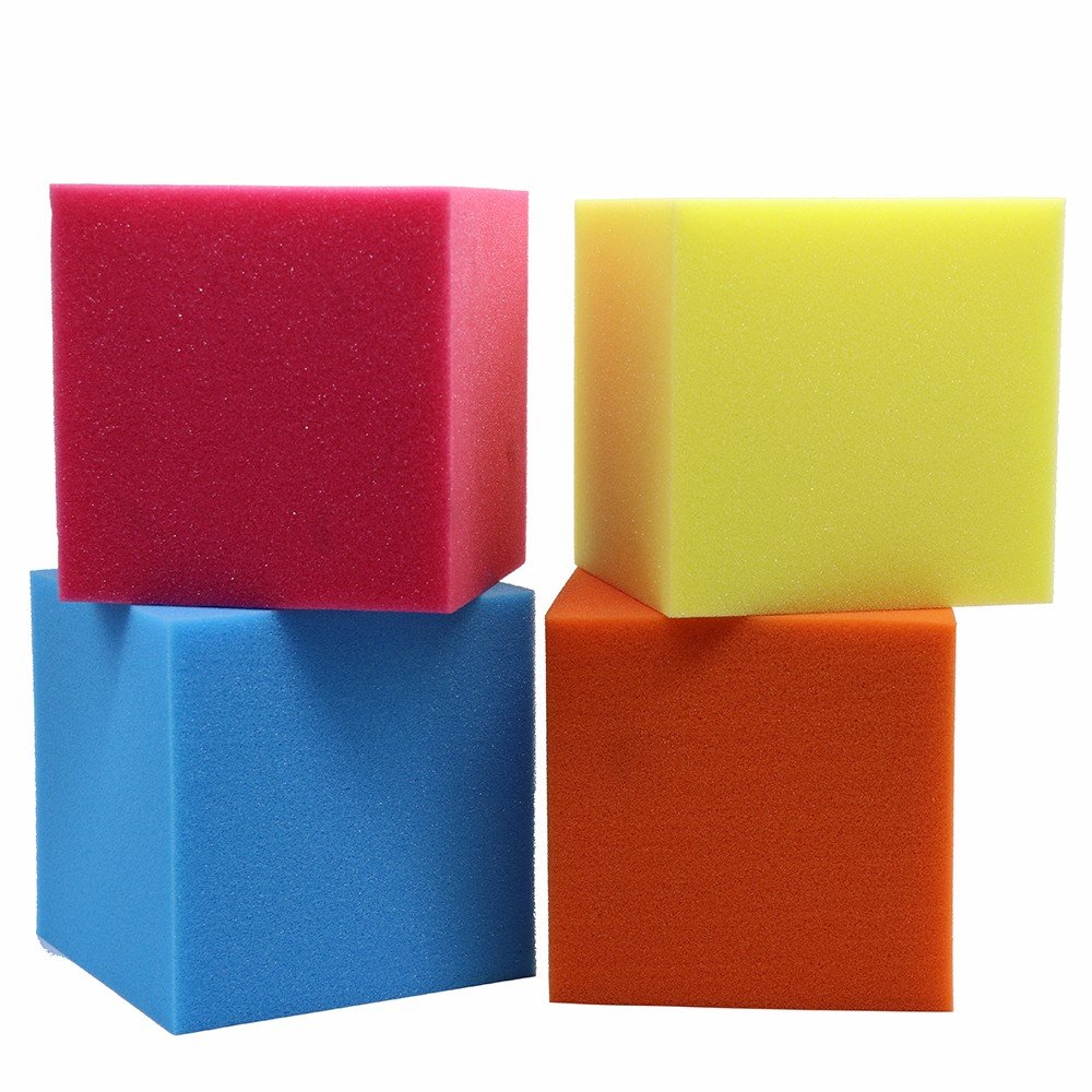 Custom printed high density multi intelligent large PU foam pocket card dice toy sponge pocket dice with insert pockets