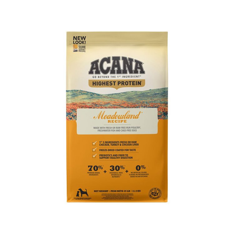 ACANA Grasslands Dry Dog Food, 25 lbs
