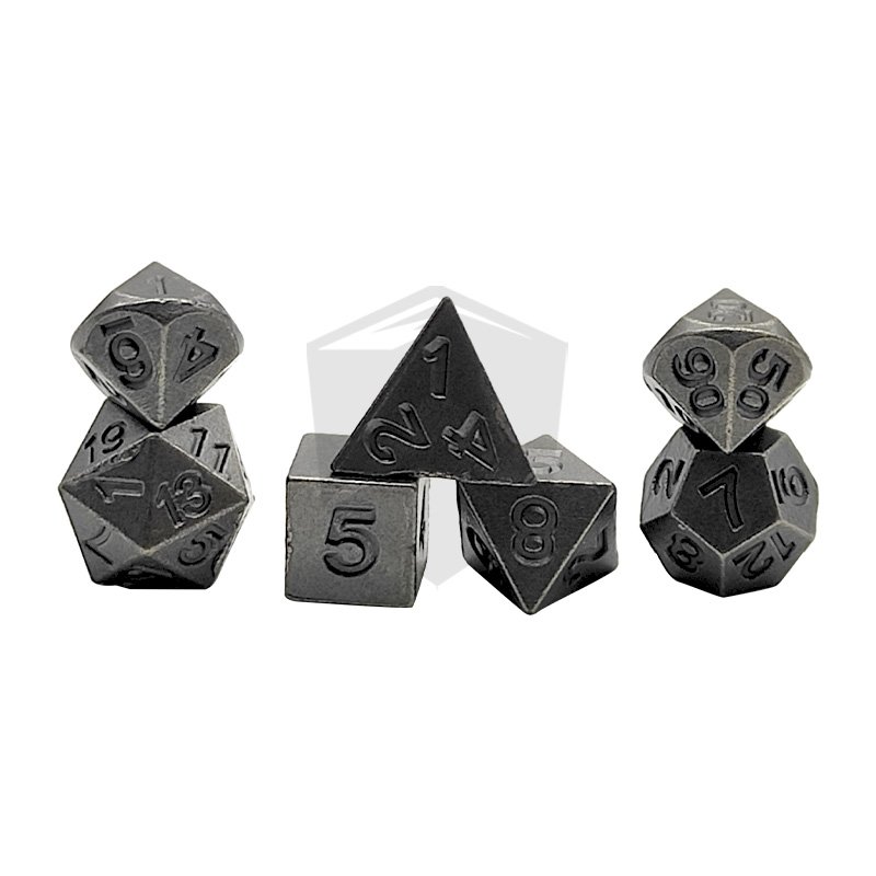 D4 D6 D8 D10 D12 D20 D% Wholesale DND Metal Dice Set Custom Polyhedral Dice for D&D Tabletop Games