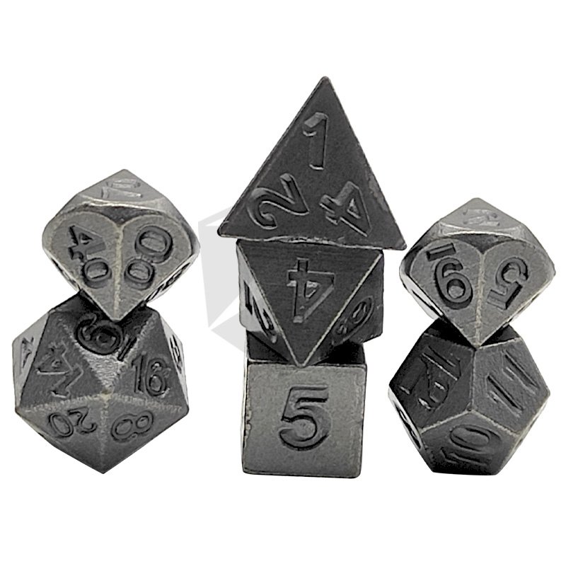 D4 D6 D8 D10 D12 D20 D% Wholesale DND Metal Dice Set Custom Polyhedral Dice for D&D Tabletop Games