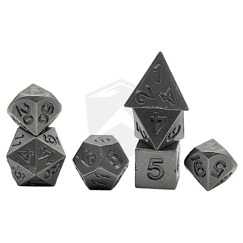 D4 D6 D8 D10 D12 D20 D% Wholesale DND Metal Dice Set Custom Polyhedral Dice for D&D Tabletop Games