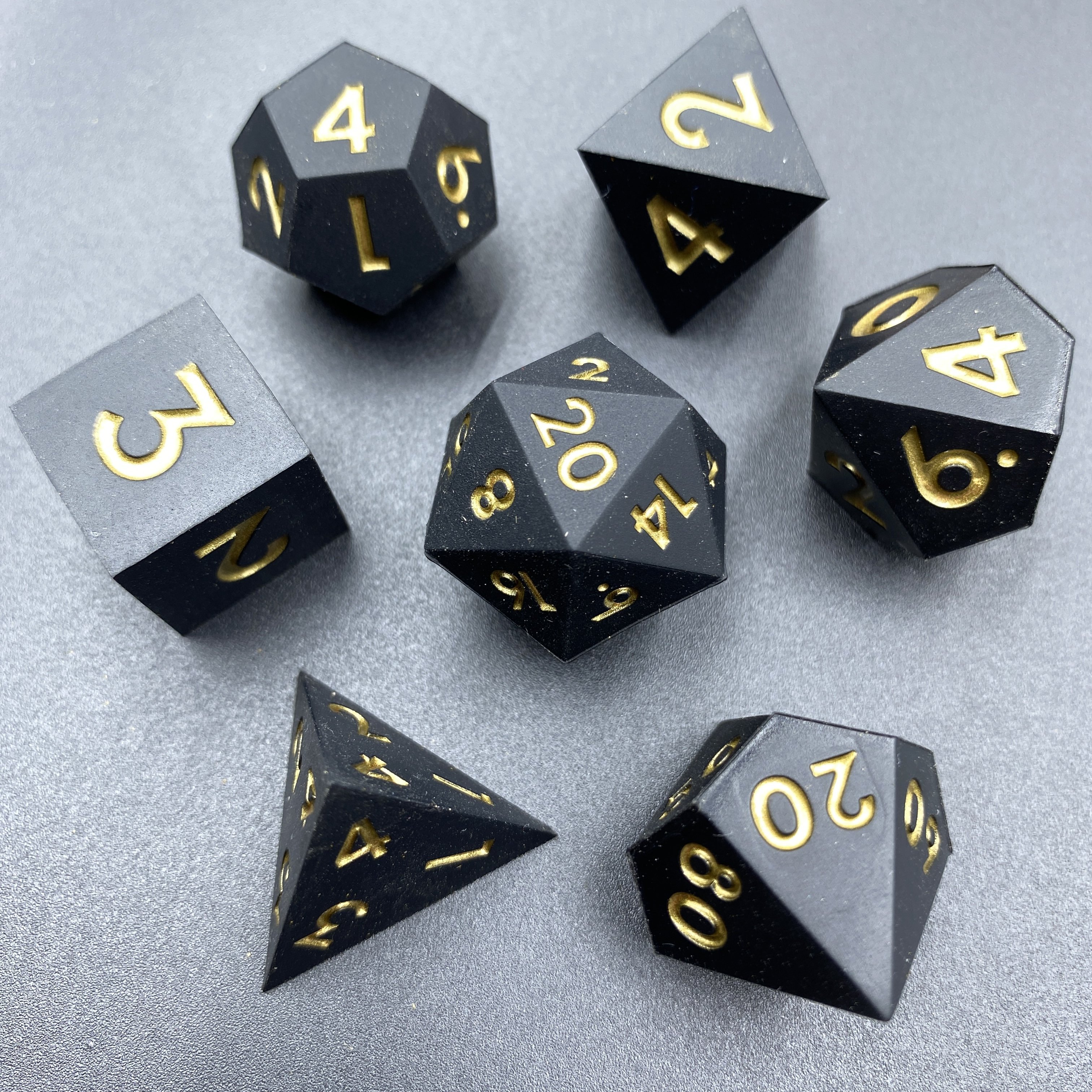 Solid Color Soft Silicone D20 Stress Ball - Handmade Resin Dice D&D and Tabletop Games Silicone Dice