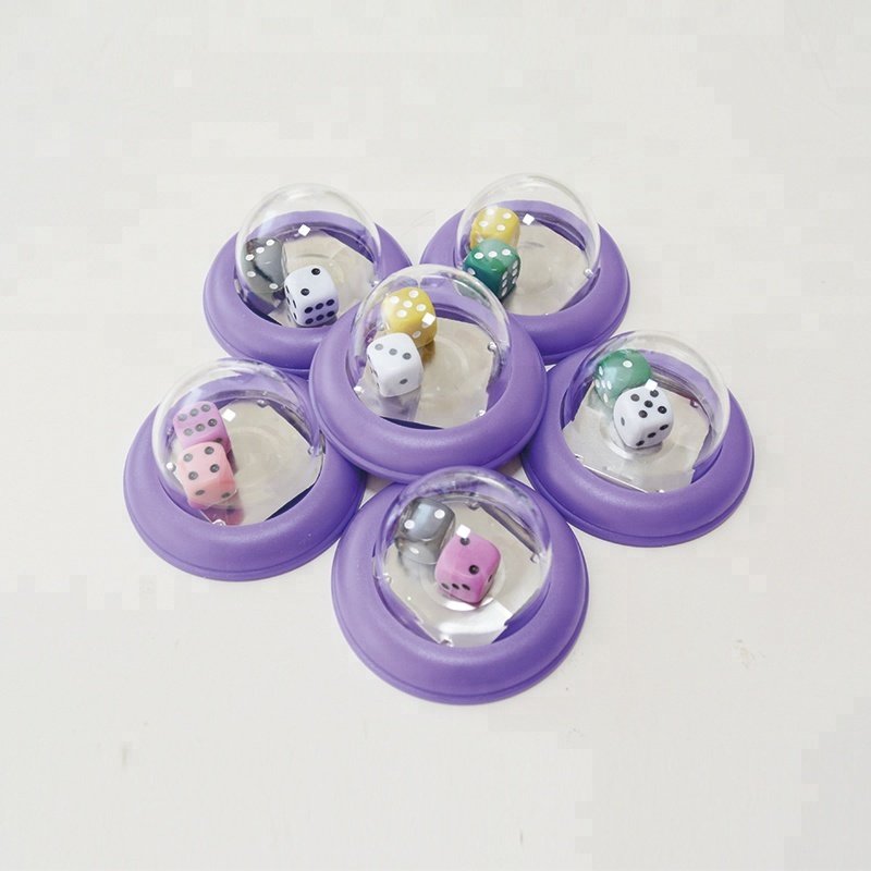 Plastic Covered Dice Cup for KTV Bar Drinking Game for KTV and Bar Entertainment