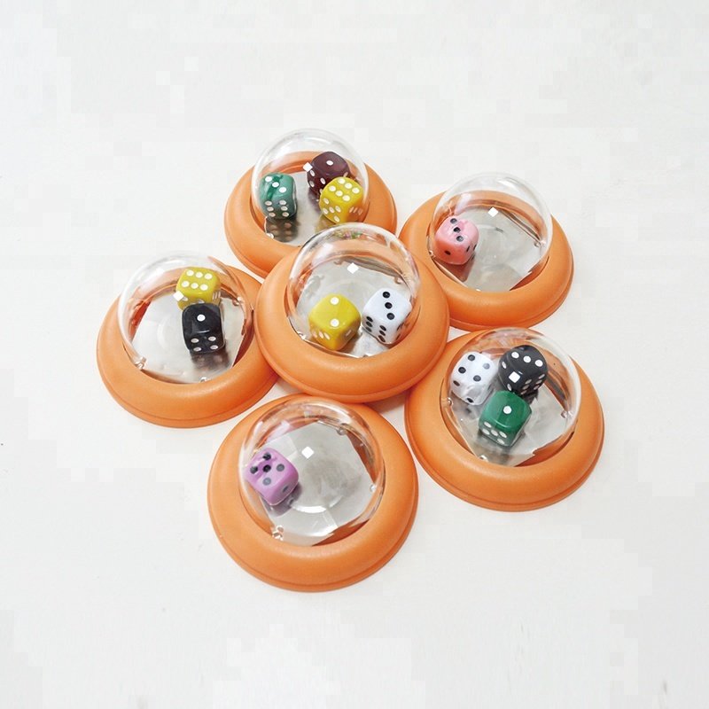 Plastic Covered Dice Cup for KTV Bar Drinking Game for KTV and Bar Entertainment