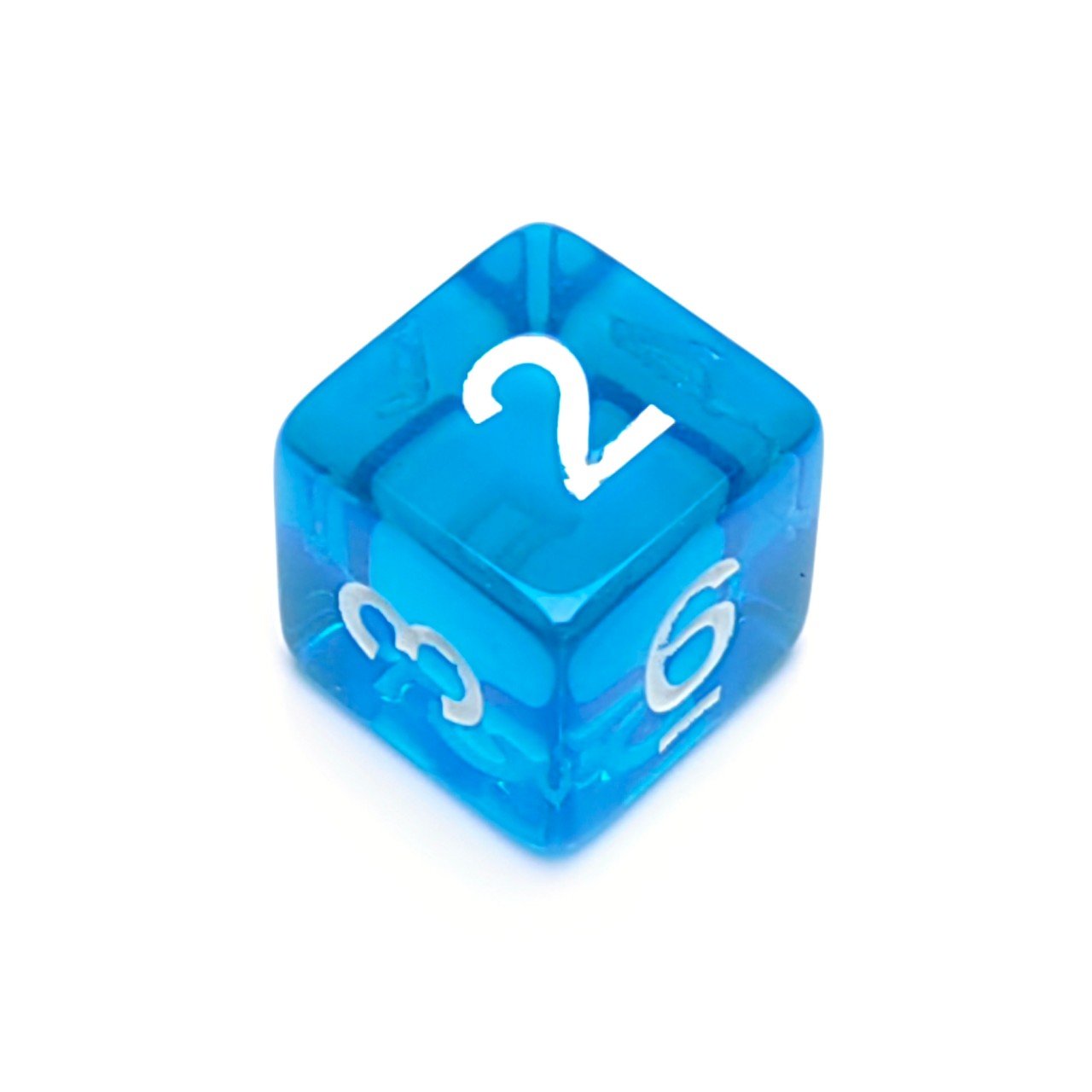 Dungeons and Dragons Plastic Transparent dice Polyhedral dice Acrylic blue dnd dice set for PRTG Game