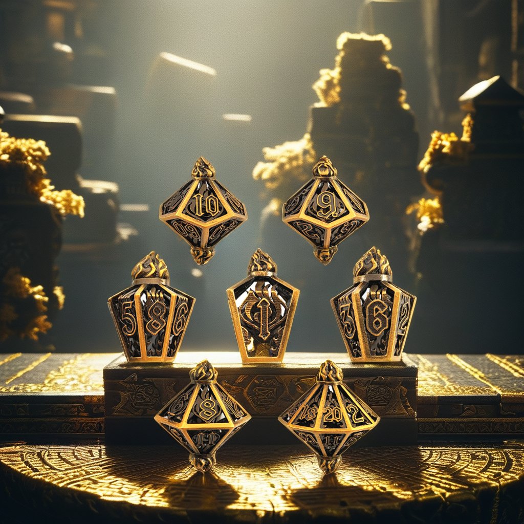 Mini Planet: Discover Premium Metal DND Dice Sets Including D10, D6 D8 D20, Custom Dice for Epic Dungeons and Dragons Campaigns