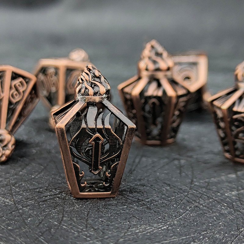 Mini Planet: Discover Premium Metal DND Dice Sets Including D10, D6 D8 D20, Custom Dice for Epic Dungeons and Dragons Campaigns